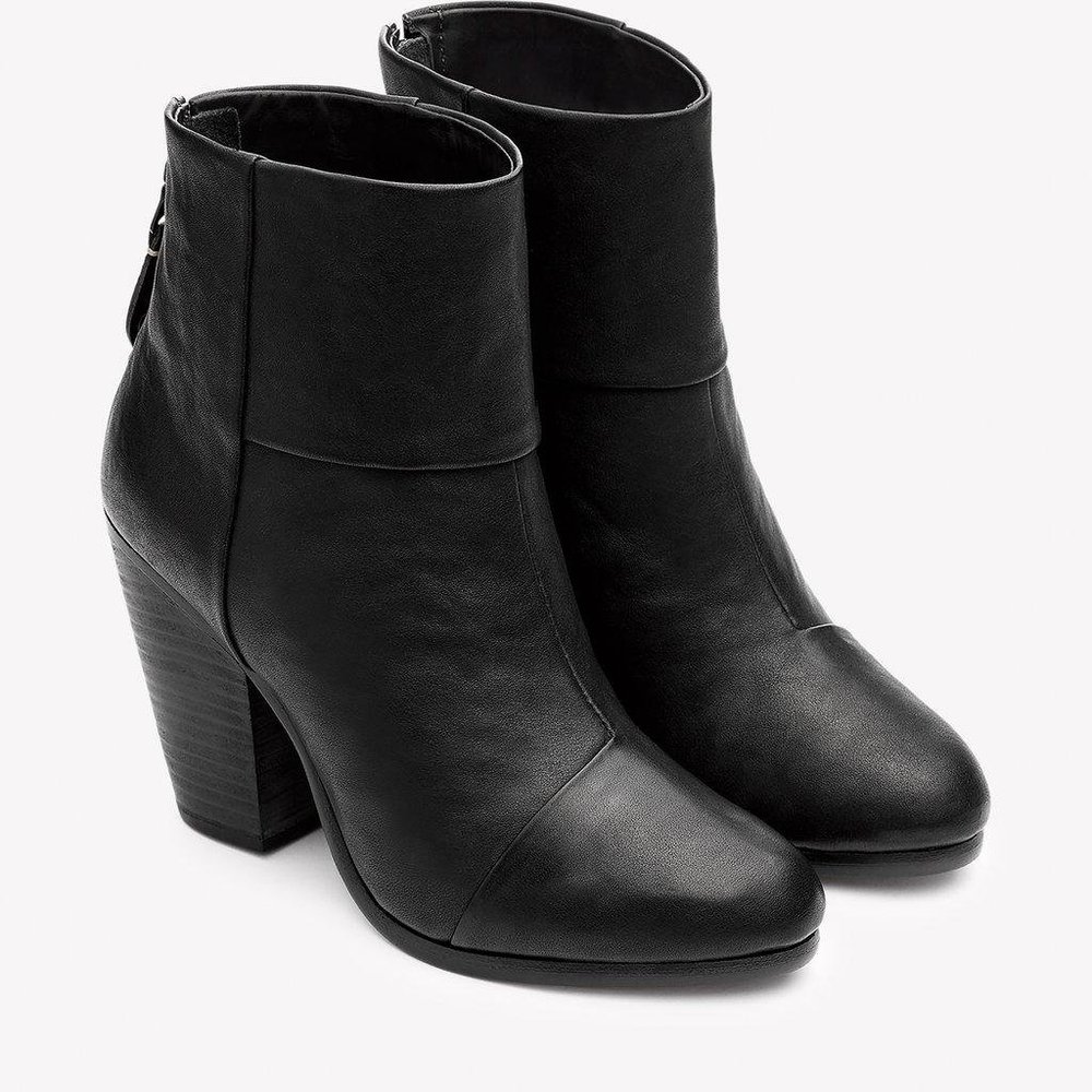Rag and Bone Newbury Bootie (Black) 37.5